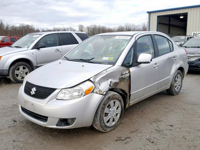 JS2YC5A22A6303986 - 2010 SUZUKI SX4 LE SILVER photo 2