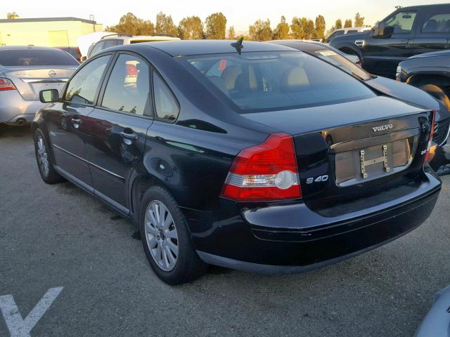 YV1MS382452045712 - 2005 VOLVO S40 2.4I BLACK photo 3