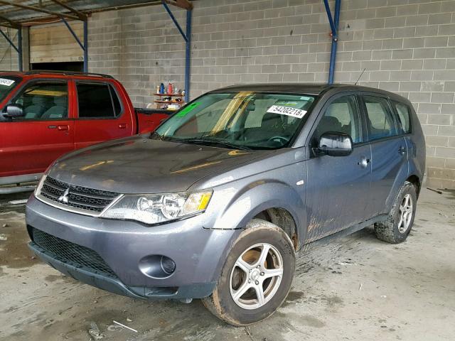 JA4MS31X67U002115 - 2007 MITSUBISHI OUTLANDER SILVER photo 2