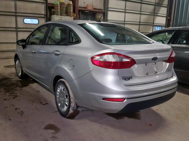 3FADP4AJ8FM223927 - 2015 FORD FIESTA S SILVER photo 3