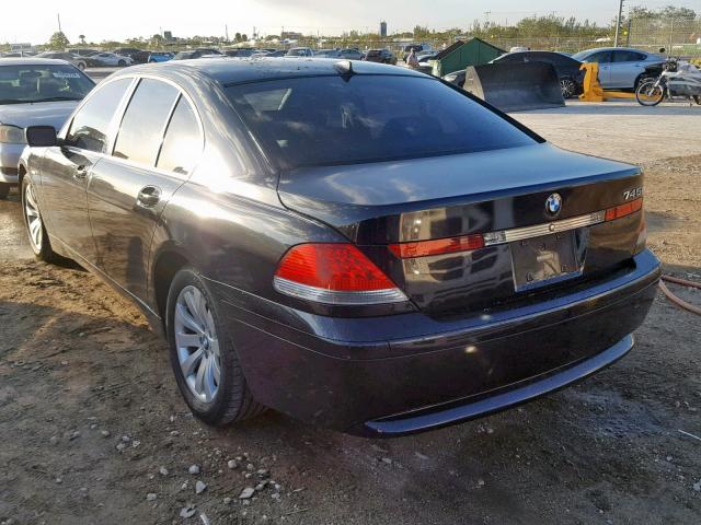 WBAGL63462DP51314 - 2002 BMW 745 I BLACK photo 3