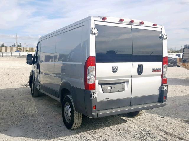 3C6TRVAG1HE528328 - 2017 RAM PROMASTER 银色 照片 3