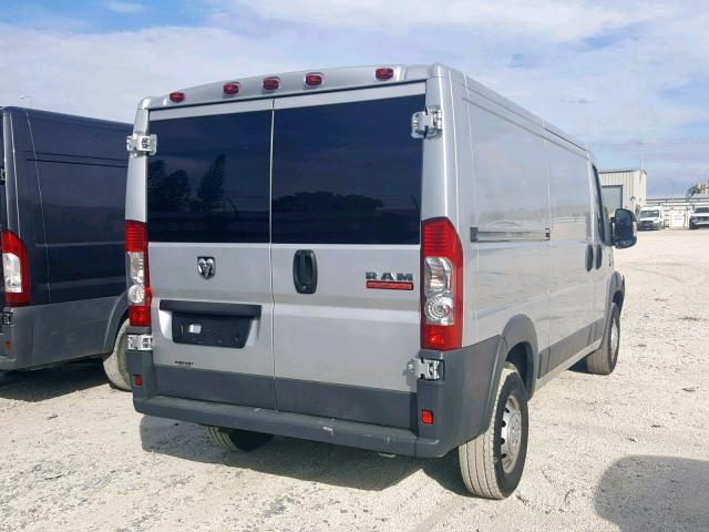 3C6TRVAG1HE528328 - 2017 RAM PROMASTER 银色 照片 4