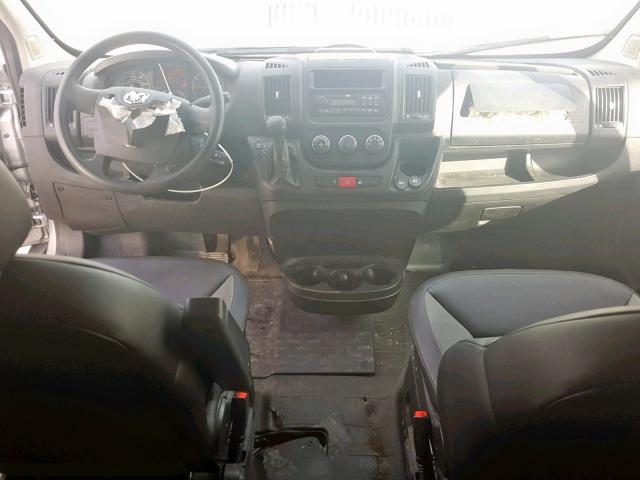 3C6TRVAG1HE528328 - 2017 RAM PROMASTER 银色 照片 9