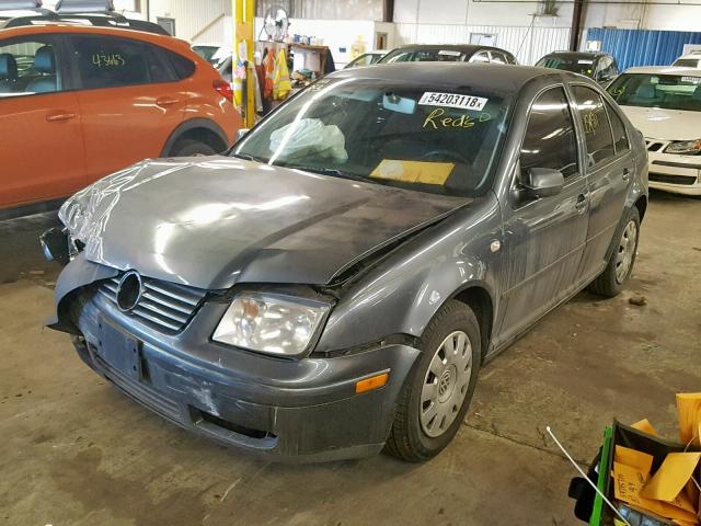 3VWRK69M93M074381 - 2003 VOLKSWAGEN JETTA GL GRAY photo 2