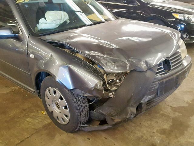 3VWRK69M93M074381 - 2003 VOLKSWAGEN JETTA GL GRAY photo 9