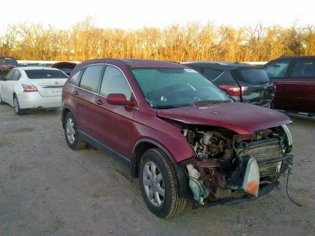 JHLRE48757C083048 - 2007 HONDA CR-V EXL BURGUNDY photo 1