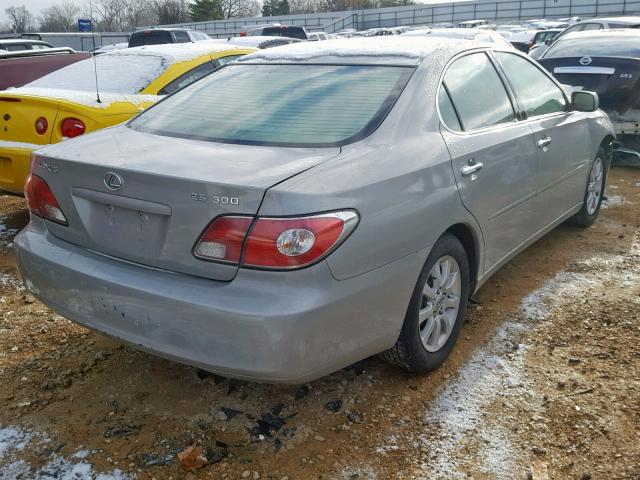 JTHBF30GX36017622 - 2003 LEXUS ES 300 SILVER photo 4