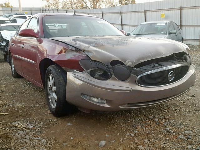 2G4WD532451197478 - 2005 BUICK LACROSSE C MAROON photo 1