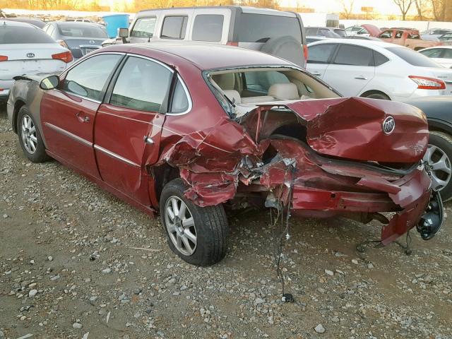 2G4WD532451197478 - 2005 BUICK LACROSSE C MAROON photo 9