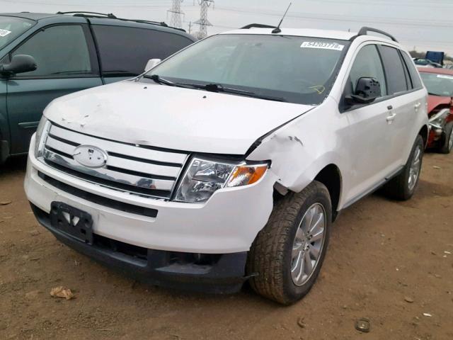 2FMDK3JC4ABB52767 - 2010 FORD EDGE SEL WHITE photo 2