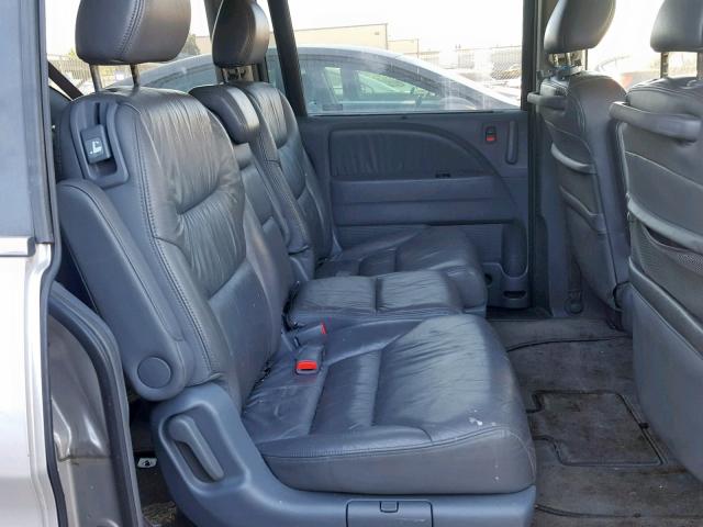 5FNRL38775B084439 - 2005 HONDA ODYSSEY EX SILVER photo 6