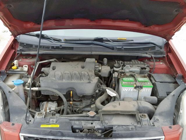 3N1AB6AP7AL675493 - 2010 NISSAN SENTRA 2.0 RED photo 7