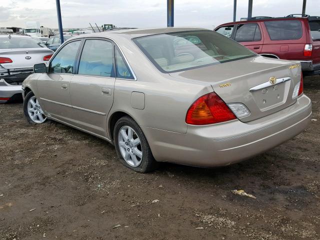 4T1BF28B3YU085201 - 2000 TOYOTA AVALON XL GOLD photo 3