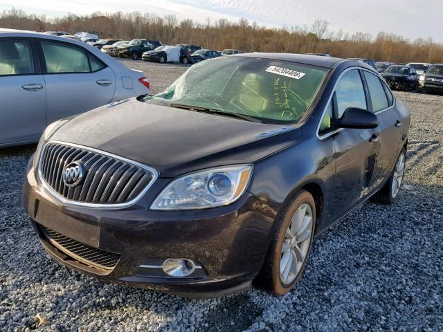 1G4PP5SKXE4135844 - 2014 BUICK VERANO BLACK photo 2