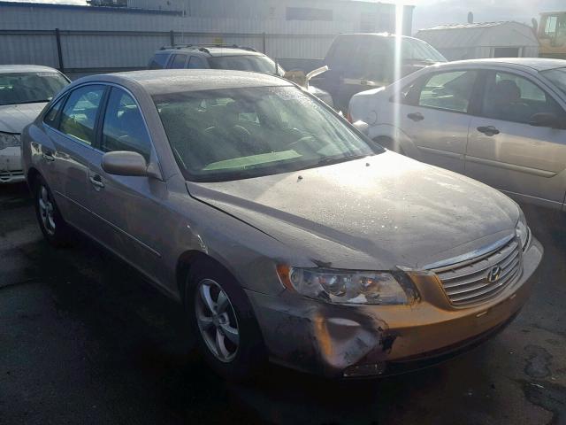 KMHFC46DX7A232432 - 2007 HYUNDAI AZERA GLS GOLD photo 1