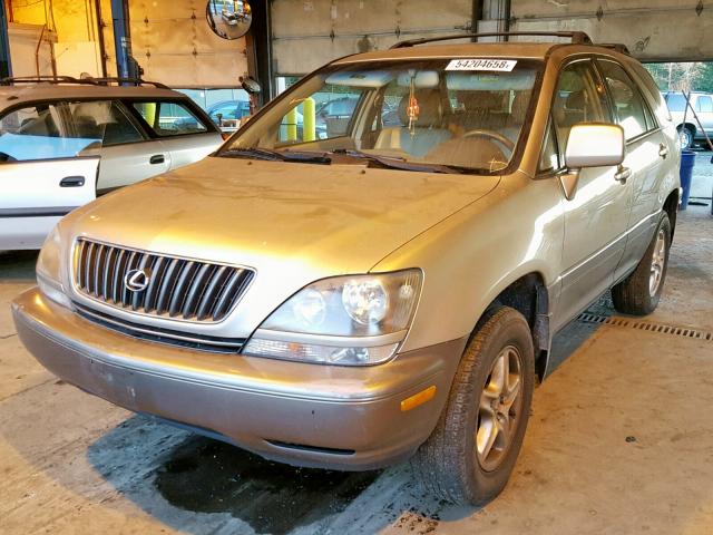 JT6HF10U9Y0107187 - 2000 LEXUS RX 300 TAN photo 2