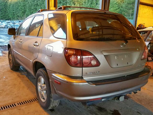 JT6HF10U9Y0107187 - 2000 LEXUS RX 300 TAN photo 3