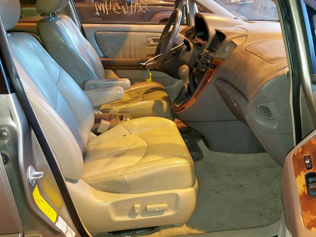 JT6HF10U9Y0107187 - 2000 LEXUS RX 300 TAN photo 5