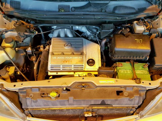 JT6HF10U9Y0107187 - 2000 LEXUS RX 300 TAN photo 7