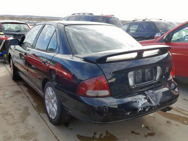 3N1AB51D42L714056 - 2002 NISSAN SENTRA SE- BLACK photo 3