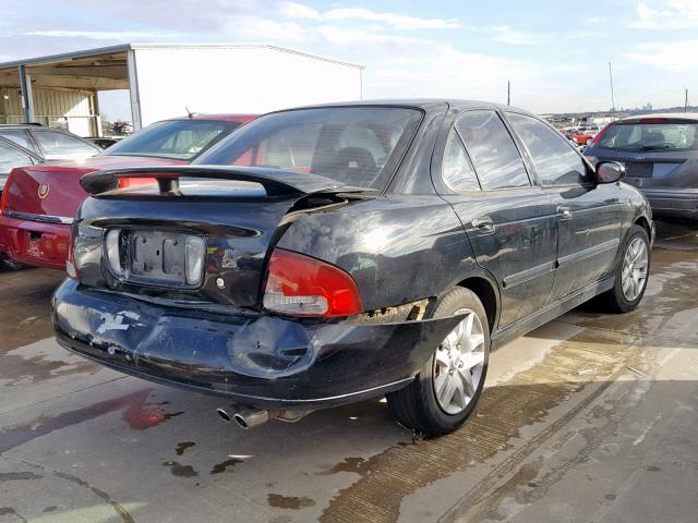 3N1AB51D42L714056 - 2002 NISSAN SENTRA SE- BLACK photo 4