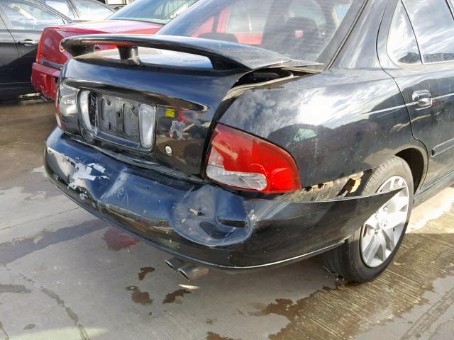 3N1AB51D42L714056 - 2002 NISSAN SENTRA SE- BLACK photo 9