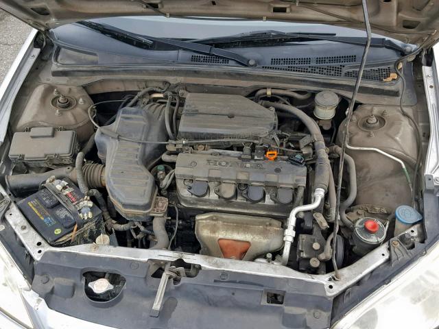 2HGES16394H632361 - 2004 HONDA CIVIC DX V SILVER photo 7