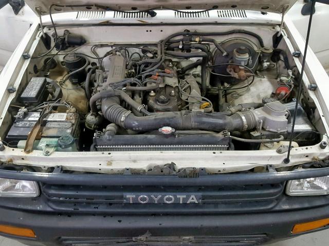 JT4RN81A2L0045587 - 1990 TOYOTA PICKUP 1/2 WHITE photo 7