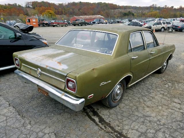 0K21T186337 - 1970 FORD FALCON GREEN photo 4