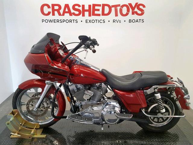 1HD1FS4357Y678160 - 2007 HARLEY-DAVIDSON FLTR RED photo 3