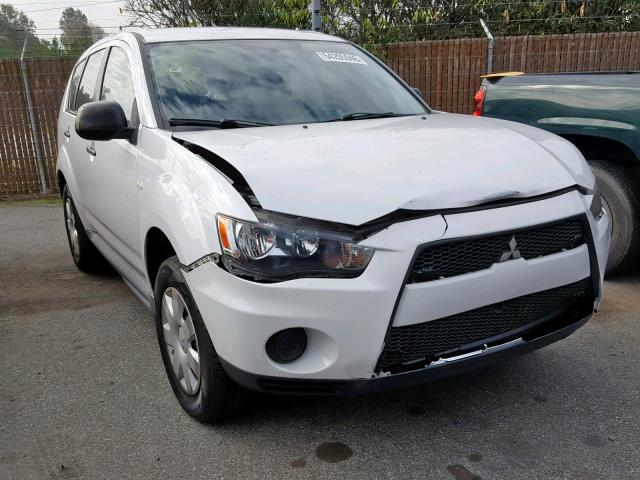 JA4AS2AW7AZ017009 - 2010 MITSUBISHI OUTLANDER WHITE photo 1