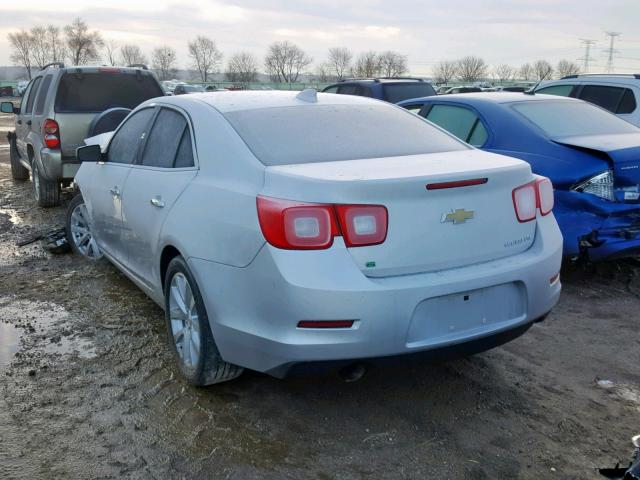 1G11F5SL4FF280785 - 2015 CHEVROLET MALIBU LTZ ვერცხლისფერი ფოტო 3