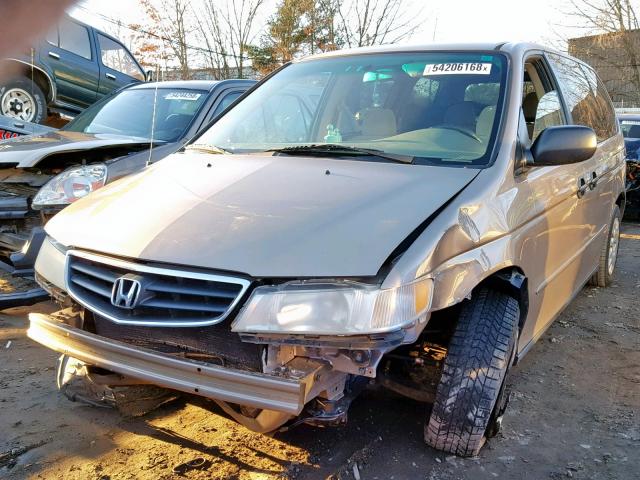 5FNRL18503B115644 - 2003 HONDA ODYSSEY LX GOLD photo 2