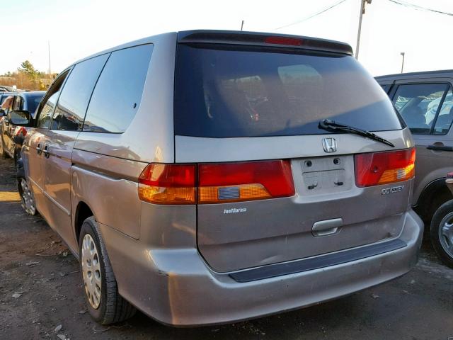 5FNRL18503B115644 - 2003 HONDA ODYSSEY LX GOLD photo 3