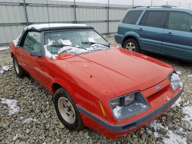 1FABP2737FF136847 - 1985 FORD MUSTANG LX RED photo 1