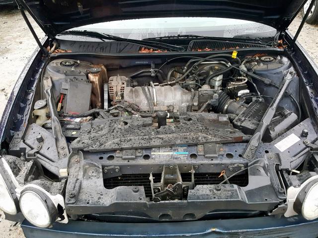 2G4WD582081218162 - 2008 BUICK LACROSSE C BLUE photo 7