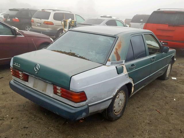 WDBDB22D4FF117902 - 1985 MERCEDES-BENZ 190 D 2.2 GREEN photo 4