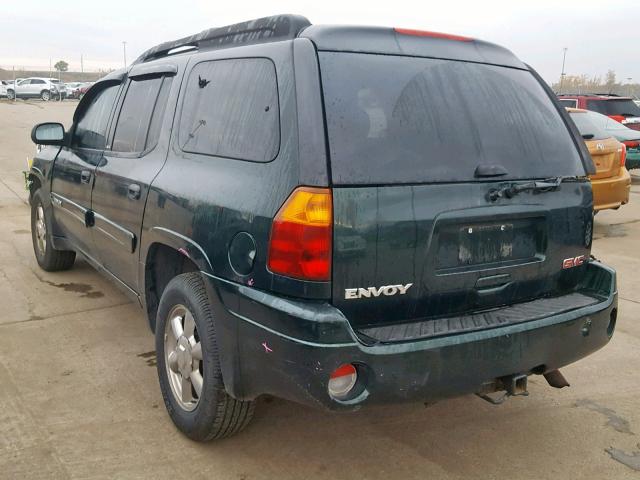 1GKES16S236125568 - 2003 GMC ENVOY XL GREEN photo 3