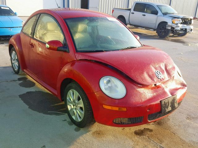 3VWPW31C99M505629 - 2009 VOLKSWAGEN NEW BEETLE RED photo 1