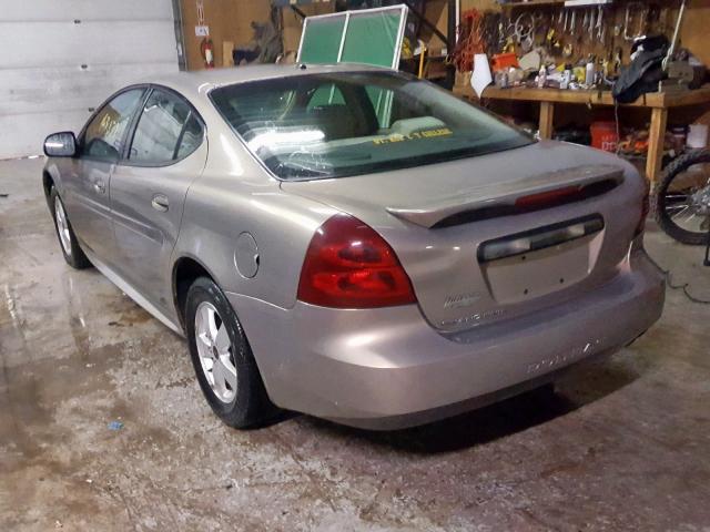 2G2WP552X61185625 - 2006 PONTIAC GRAND PRIX ყავისფერი ფოტო 3