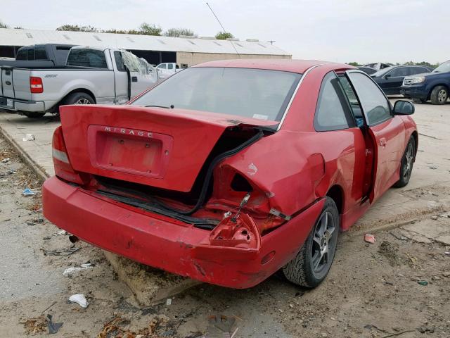 JA3AY31C4VU008124 - 1997 MITSUBISHI MIRAGE LS RED photo 4