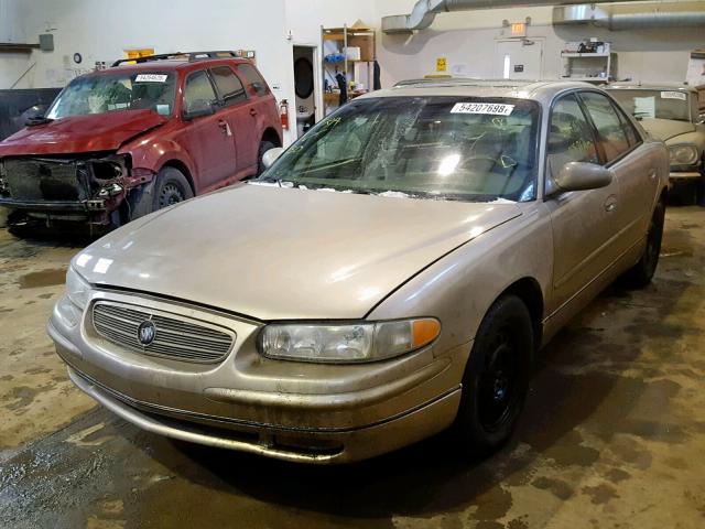 2G4WB55K621282322 - 2002 BUICK REGAL LS GOLD photo 2