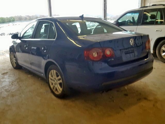 3VWRL71K89M006806 - 2009 VOLKSWAGEN JETTA TDI BLUE photo 3