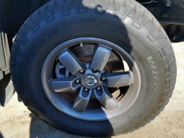 1N6AA0EC6EN519503 - 2014 NISSAN TITAN S GRAY photo 9