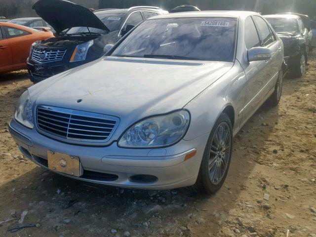 WDBNG70J71A157425 - 2001 MERCEDES-BENZ S 430 SILVER photo 2