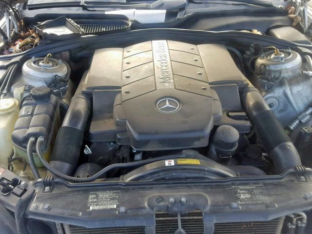 WDBNG70J71A157425 - 2001 MERCEDES-BENZ S 430 SILVER photo 7