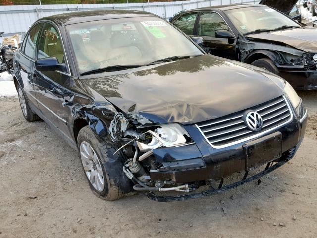 WVWPD63B62P177262 - 2002 VOLKSWAGEN PASSAT GLS BLACK photo 1