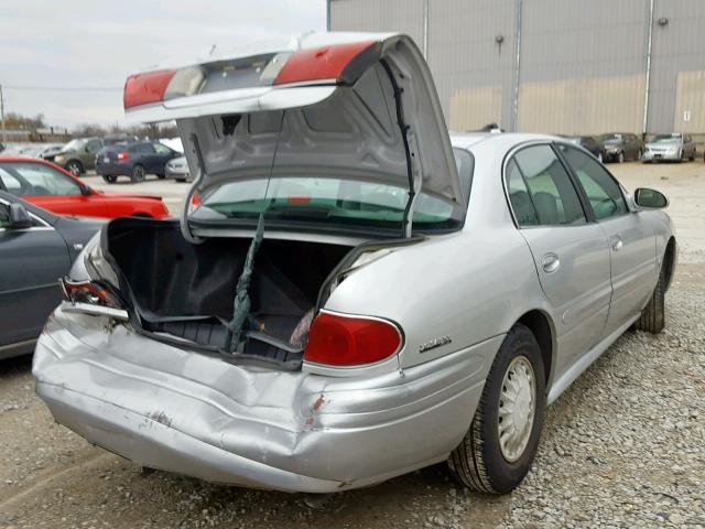 1G4HP54K414260589 - 2001 BUICK LESABRE CU SILVER photo 4