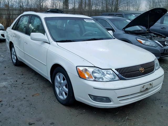 4T1BF28B9YU063249 - 2000 TOYOTA AVALON XL WHITE photo 1